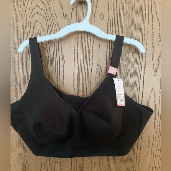 Lane Bryant Cacique Collection Black Wireless Comfort Bra - Picture 4 of 6